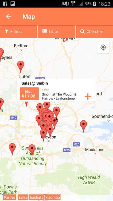 MapDance application